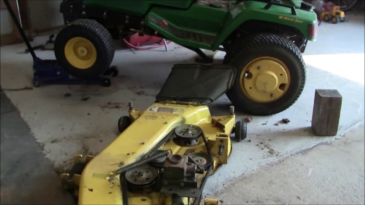 John Deere 425 Mower Deck Welding YouTube
