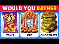 Would You Rather Ultimate Junk Food Edition Daily Quiz