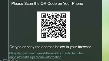 Quest Lab appointment Scheduling video