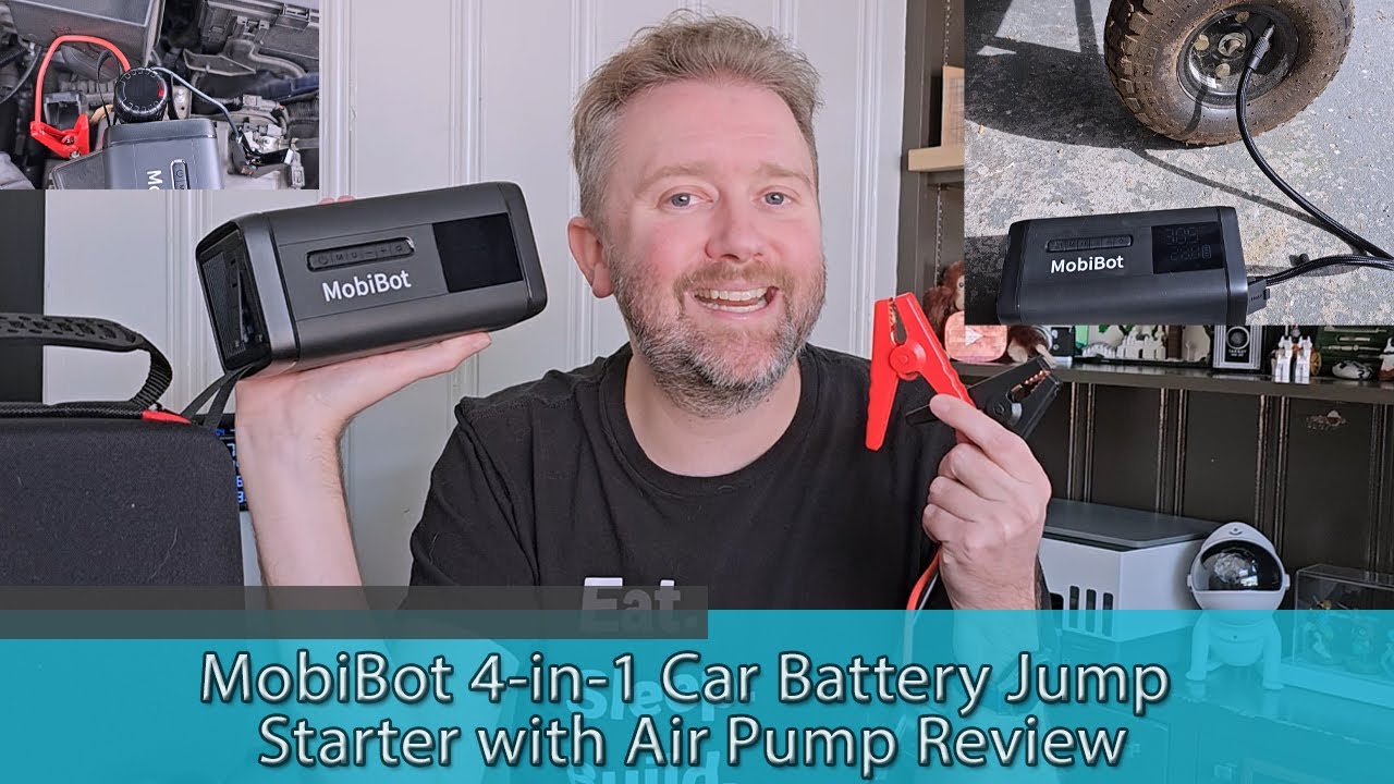 MobiBot 4-in-1 Car Battery Jump Starter Review  | Air Pump, Power Bank & Flashlight Tested!