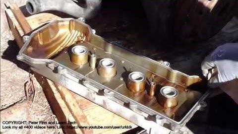 How to assemble engine VVT-i Toyota Part 36: Camshaft cover