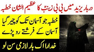 Hazrat BiBi Zainab Ka Yazeed Kay Darbar Main Khutba | BiBi Zainab Ka Khutba