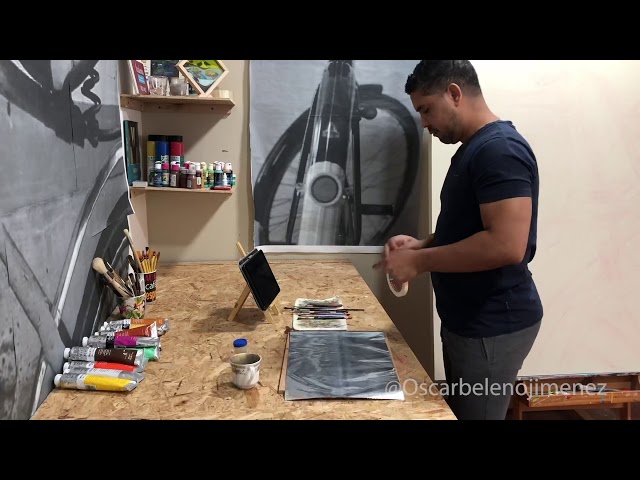 De la serie Art-Bici Óleo sobre lienzo