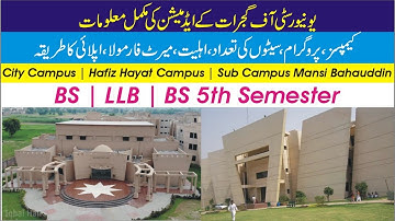 UOG Admission | University of Gujrat Admission | UOG online admission | UOG Admission Apply Online