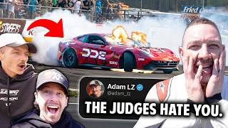 DAMON ENTERS TWIN TURBO FERRARI INTO DRIFT COMPETITION