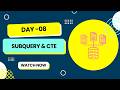 #9  Master SQL CTEs &amp; Subqueries in SnowSQL | Real-Time Project | Fugen Academy