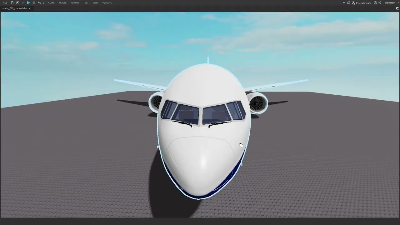 FREE ROBLOX STUDIO AIRPLANE OPENSOURCE ASSET FOR UR GAME YouTube 