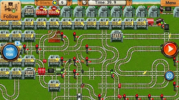 Train Track Maze 2 Long Train | Train Game | Android Gameplay #0003025