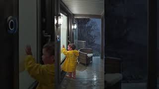 “4-Year-Old Boy Caught on CCTV Begging His Mom to Open the Door During a Storm 🌧️💔” #youtubeshorts