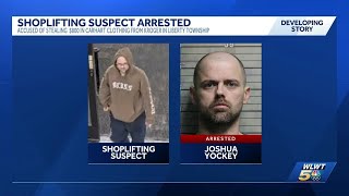 Man arrested after allegedly stealing clothing from Kroger in Liberty Township