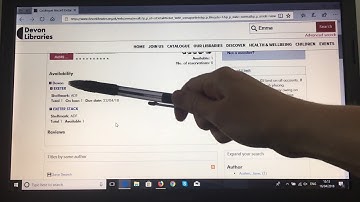 4 How To ... search for a book / item on the Devon Libraries online catalogue