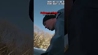 Trooper Was Standing at a Crash Scene Then a Durango Blew the Sign... 😳 #bodycam