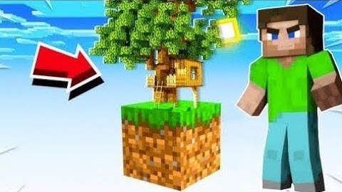 I BUILD A TREE HOUSE IN ONE BLOCK!!😮 #minecraft #viral