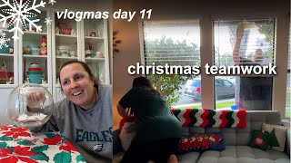 Prepping for 12 days of Christmas decluttering, new couch, washing windows | Vlogmas 2025 Day 11
