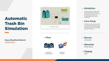 Automatic Trash Bin Simulation using Proteus