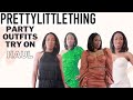PRETTY LITTLE THING PARTY OUTFITS TRY ON HAUL | NOVEMBER 2021