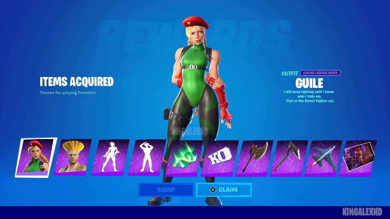 Street Fighter X Fortnite? Cammy And Guile Join The Battle Royale - Hey  Poor Player