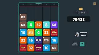 Interesting!! Drop & Merge the Numbers 🕹️ Play Drop & Merge the Numbers on Crazzy Game Time screenshot 2