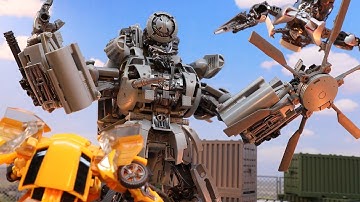 Blackout is coming! Visitors to the MPM World【Transformers Stop Motion Animation】