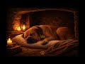 Earned Peace — Tank Sleeping By A Hearth (10 Hour) | Warm Amber Ambience