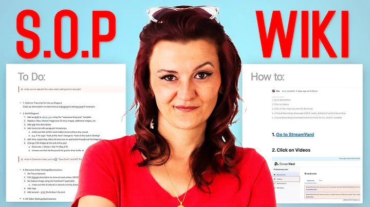 Standard Operating Procedures (SOPs) vs Wikis for your Business