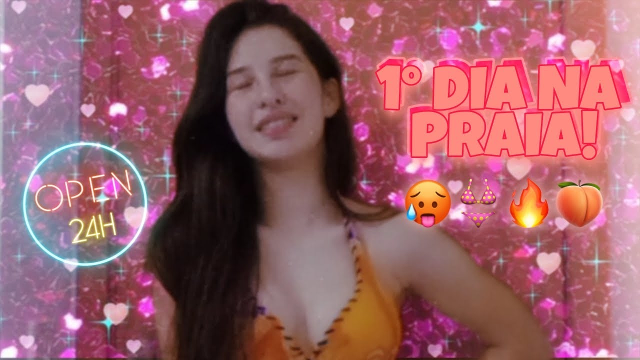 MEU PRIMEIRO DIA NA PRAIA!