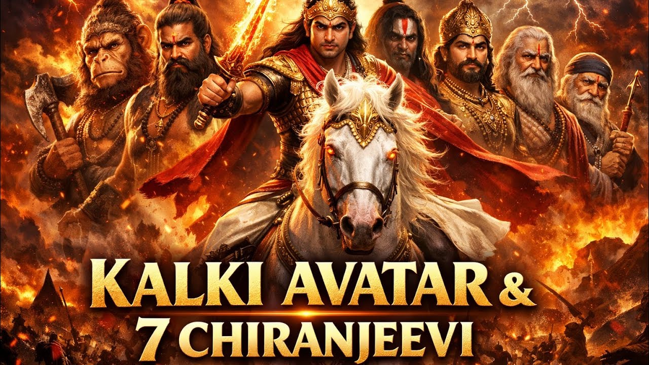 Kalki Avatar & 7 Chiranjeevi: The Final War That Will End Kalyug 😱