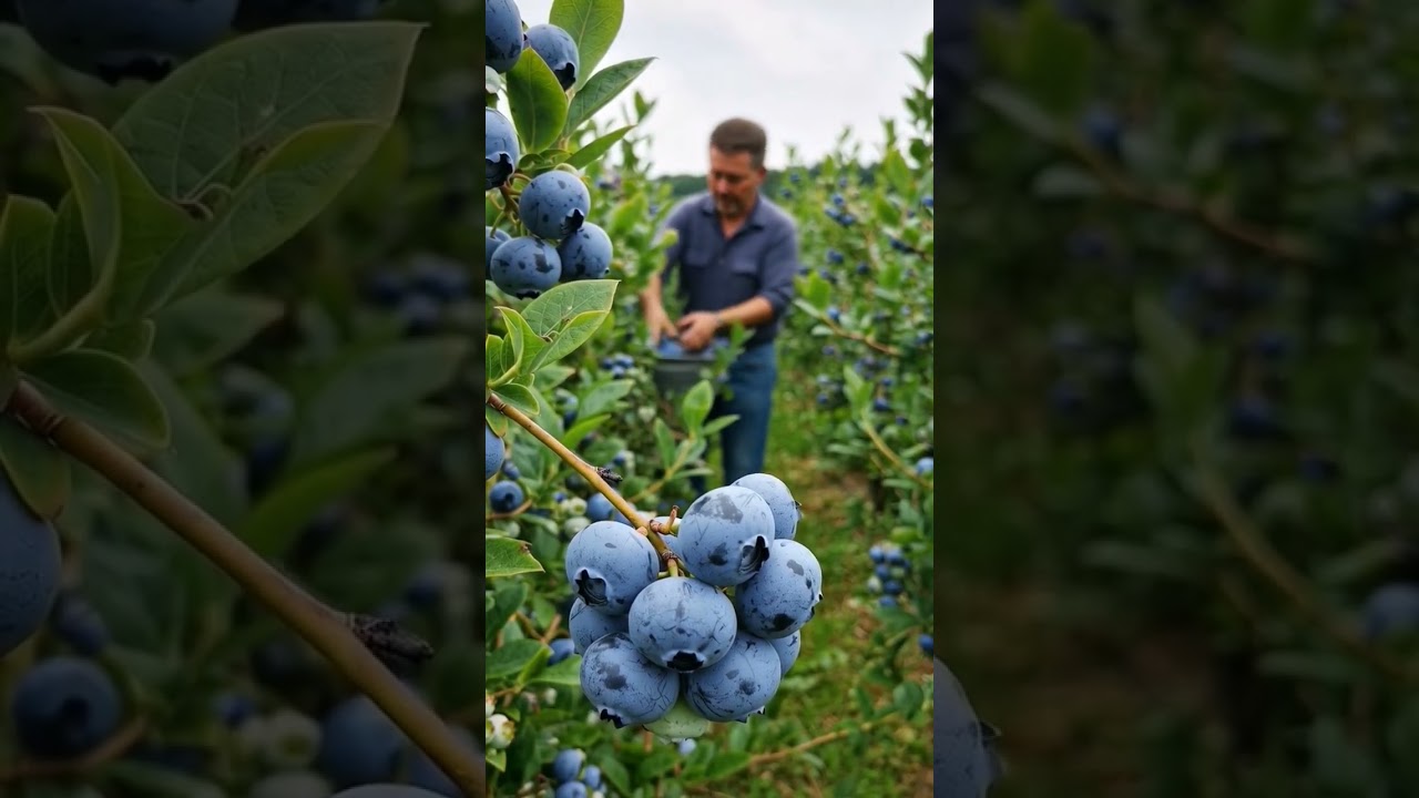 Sweet blueberries #blueberry #fruit #fruits #farm #farmer #farming #nature #food