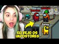 CONSEGUI VER TODOS os IMPOSTORES e TROLLEI MEU AMIGO no AMONG US!!