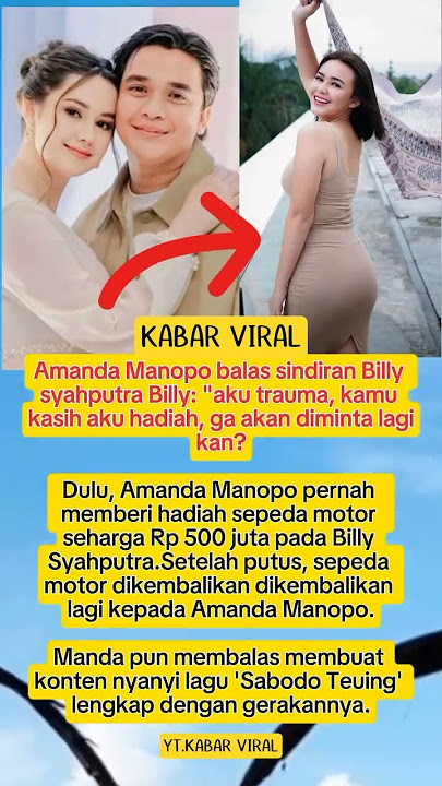 AMANDA MANOPO DAN BILLY SYAHPUTRA !!!