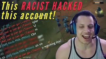 Tyler1 has a RACIST HACKER in his game!