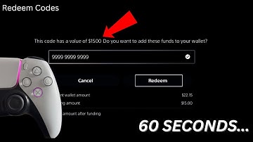 How to REDEEM PSN codes on PS5 in 60 seconds
