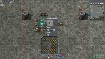 Factorio: Binary digital number dispaly