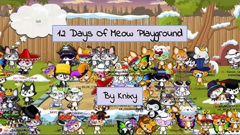 12 Days of Meow Playground - A Parody