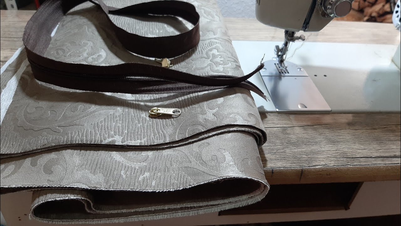 sewing zipper pillow cover / چەوانیا برنا زنجیرێ بو بالیفی ب ساناهیترین رێك