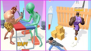 Muscle Rush Platforms All Levels Android/iOS Gameplay #5