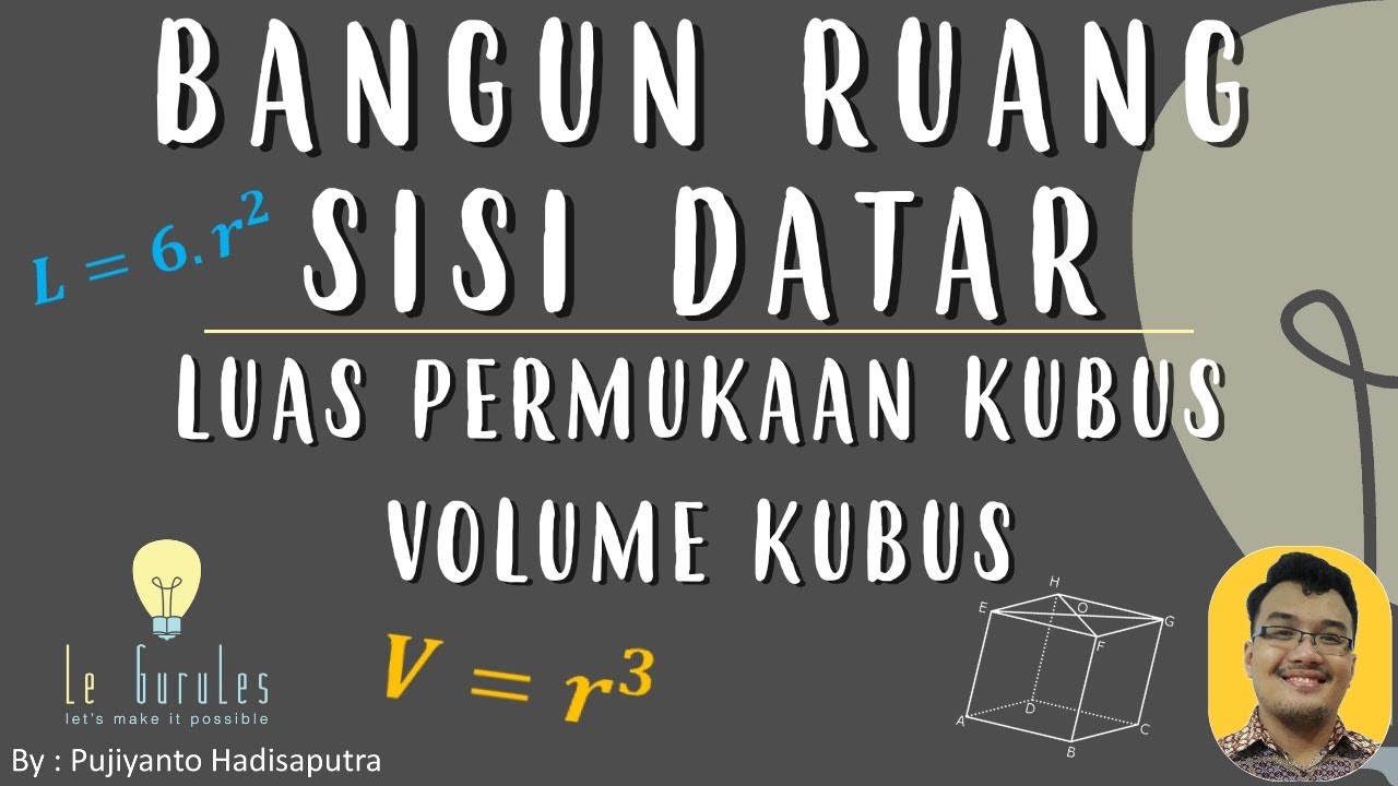 BRSD (2) - Volume Kubus, Luas Permukaan Kubus, Bangun Ruang Kelas 8 - Matematika SMP