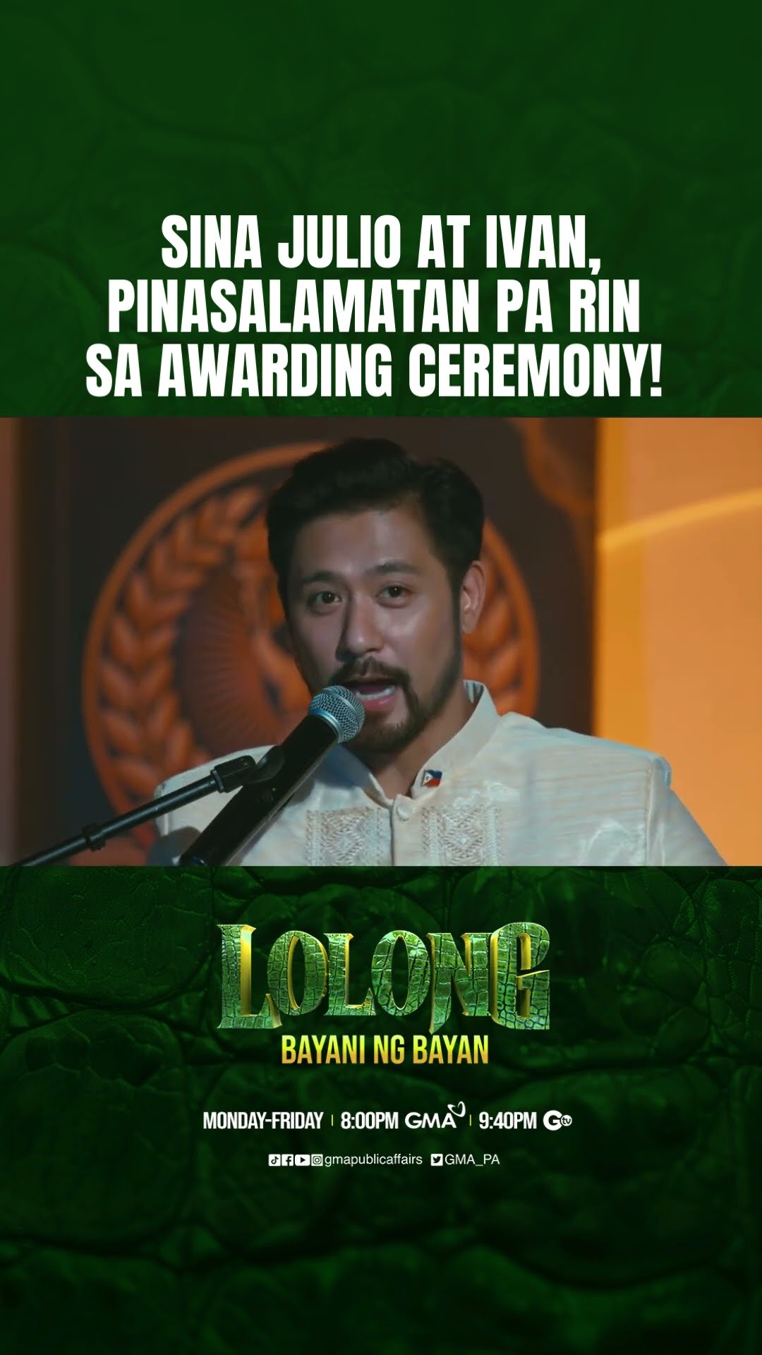 Sina Julio at Ivan, pinasalamatan pa rin sa awarding ceremony! | Lolong 2