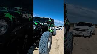 Hammer Down! You’ll Either Sink it or Go.  #rhinousa #chevytrucks #offroad #Jeep #beach