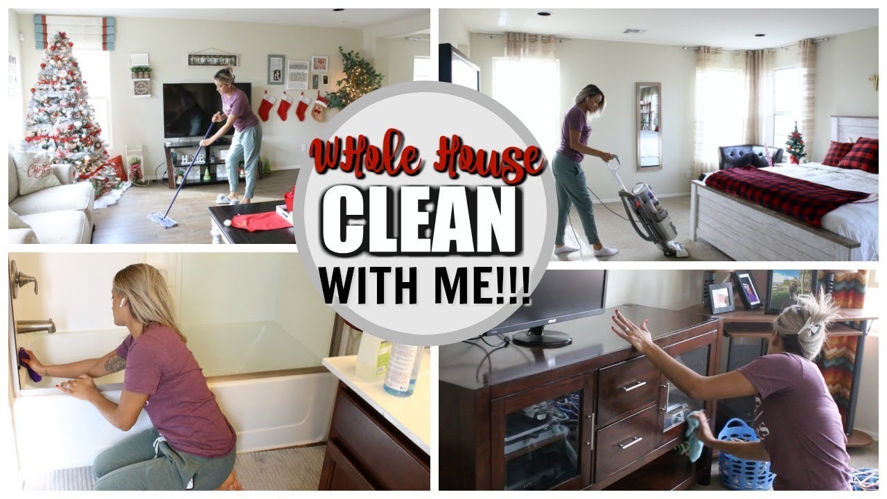 WHOLE HOUSE CLEAN WITH ME 2018 | EXTREME CLEANING MOTIVATION | SPEED CLEANING