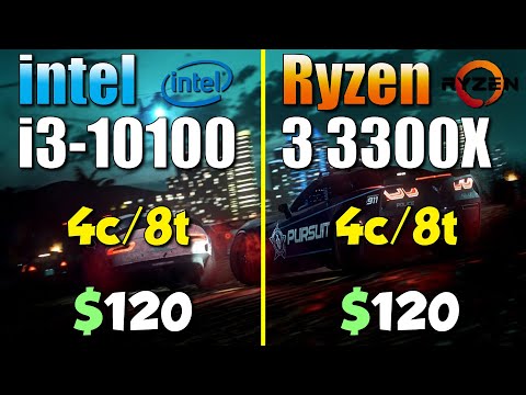 Intel i3-10100 vs. Ryzen 3 3300X