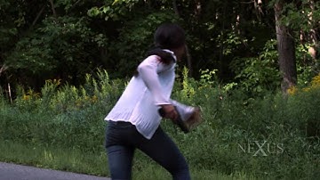 NEXUS Clips  Shooting - Grace Kosaka & Nick Alachiotis in the thriller NEXUS a film by Neil Coombs