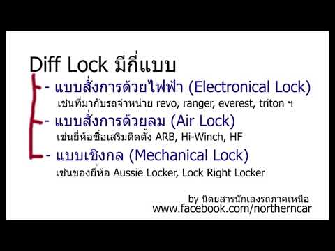 ฟังเพลิน ...Diff Lock มีกี่ประเภท มือใหม่เข้าใจง่ายขึ้นนิด