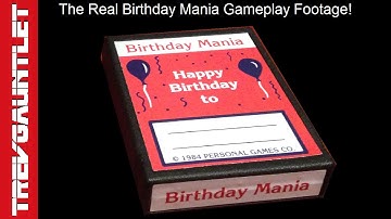 The Real Deal | Birthday Mania, Atari 2600 Gameplay + Manual - Trevgauntlet