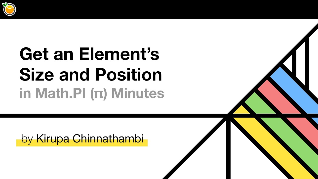 Get an Element's Size and Position - YouTube
