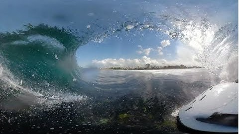 Shark Island 360 video - overcapture mode
