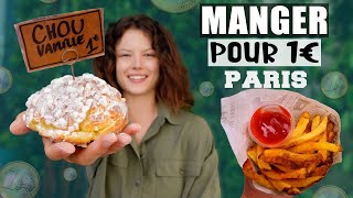 JE MANGE QUE DES TRUCS À 1€ À PARIS (Oui encore !! Et je me suis régalée 😋) - Claire