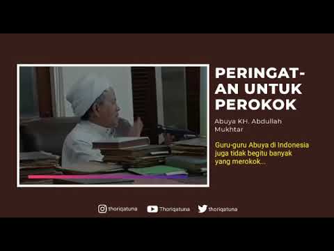 TANGGAPAN MEROKOK MENURUT PANGERSA ABUYA MUKHTAR - ANIDZOM PANJALU