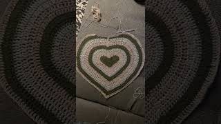 Crochet Heart Sweater🤍 #crochet #crochetclothing #fashion