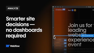 Meet Webflow Analyze – Visual Web Analytics, Right on the Canvas 🔍📊